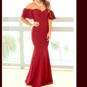 Elegant red dress size medium